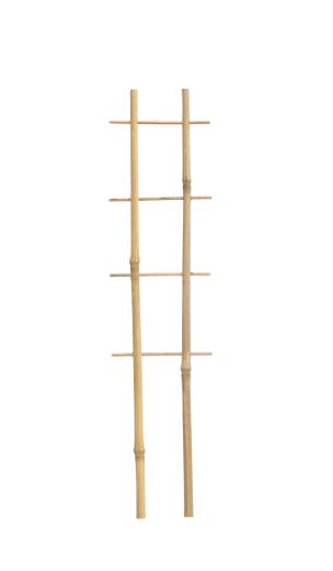 Suport dublu din bambus pentru plante 37 cm