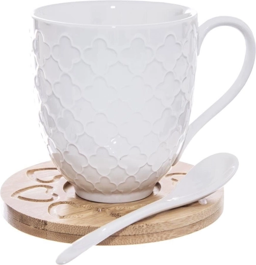 Decor în relief stilat și prindere confortabilă