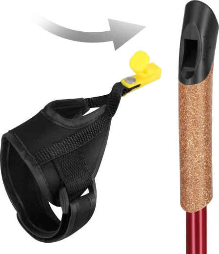 Mânere ergonomice din plută cu curea rapidă