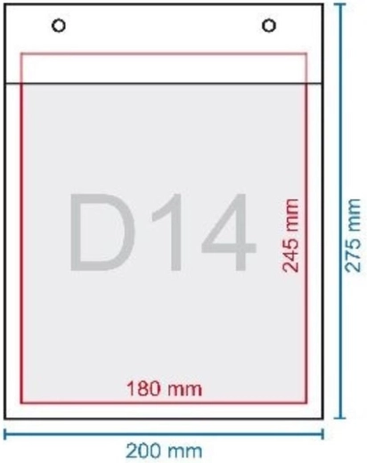 Plic cu bule D14 200 × 275 mm autoadeziv