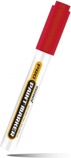 Marker MONAMI Pro Paint Maker roșu 2 mm
