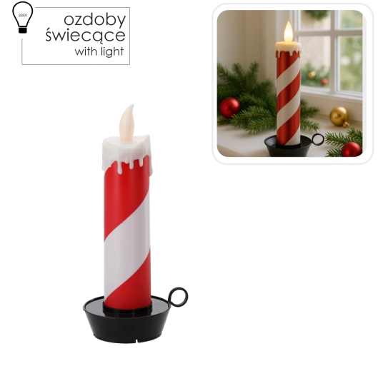 Lumină caldă pâlpâitoare fără flacără