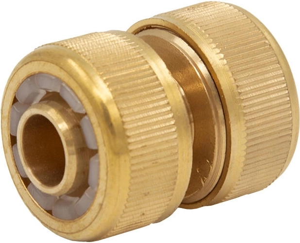 Racord din alamă 1/2 pentru furtunuri de grădină AQUA