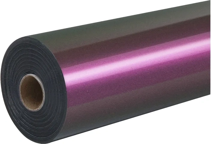 Folie termotransfer HTVRONT Chameleon verde-violet 30,5 × 90 cm