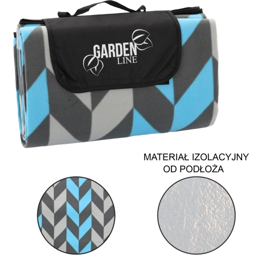 Pătură de picnic 200 × 200 cm cu izolație jolka