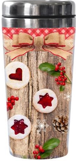 Termos TORO 450 ml cu motiv de biscuiți Linzer