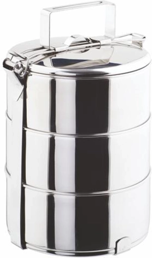 Recipient alimentar din inox TORO 3 niveluri 3×800 ml