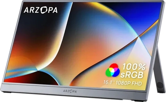 Monitor portabil Arzopa Z1C 16,1" Full HD 144 Hz IPS (gri)