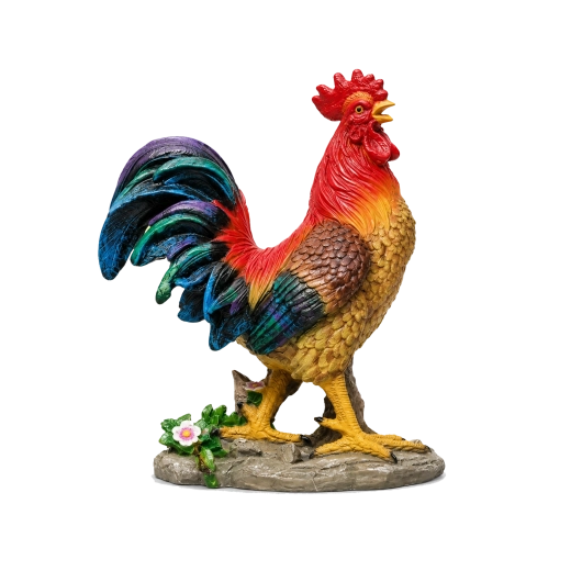 Figurină decorativă de cocoș pentru iesle, 41 cm