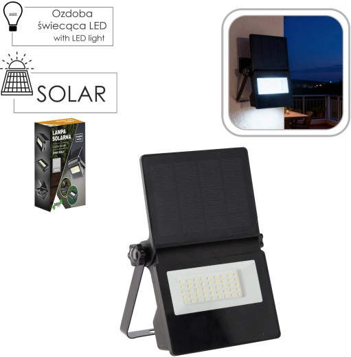 Lampă LED solară de perete cu senzor de mișcare