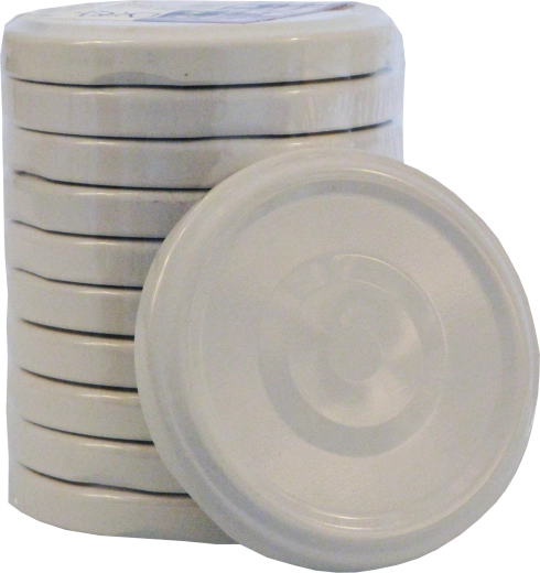 Capace TWIST 66 albe – capace înfiletabile pentru conservare (10 buc)
