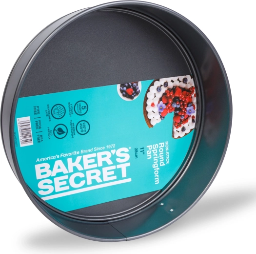 Tavă de copt detașabilă Baker's Secret Essential Line cu clemă din inox, 28 cm