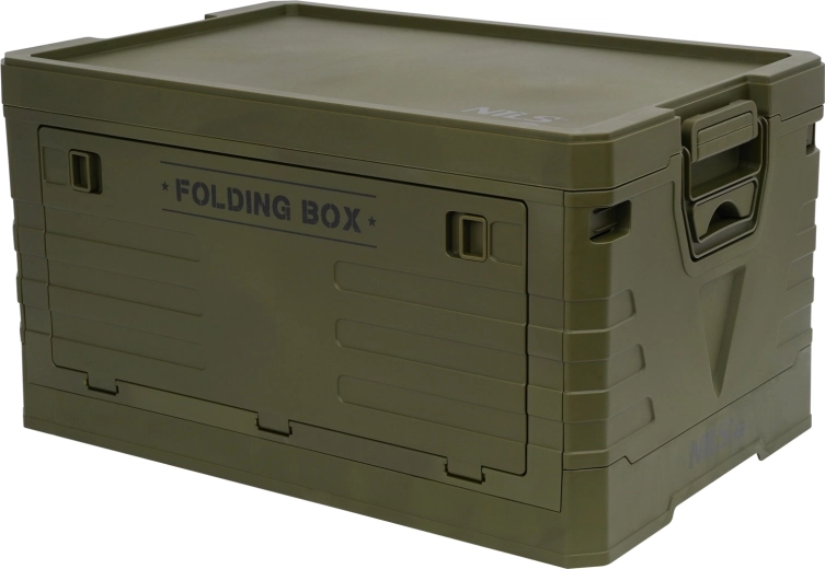 Cutie de depozitare pliabilă cu capac 50 l NILS Camp verde