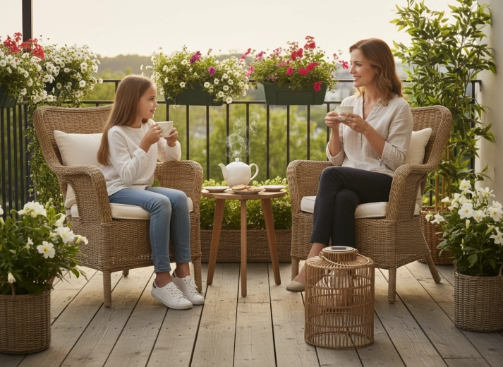 Atmosferă relaxantă pentru spațiile exterioare