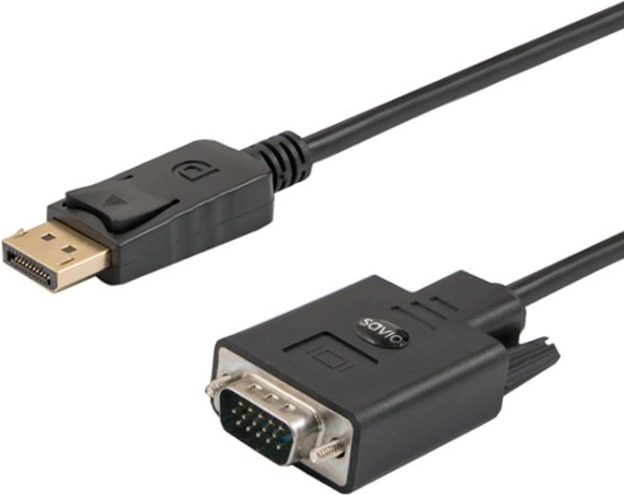 Cablu DisplayPort la VGA 1,8 m negru