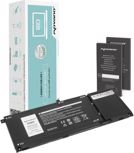 Baterie Movano pentru Dell Inspiron 5400/5401/5402/5406/5501/5508 3600 mAh 55 Wh