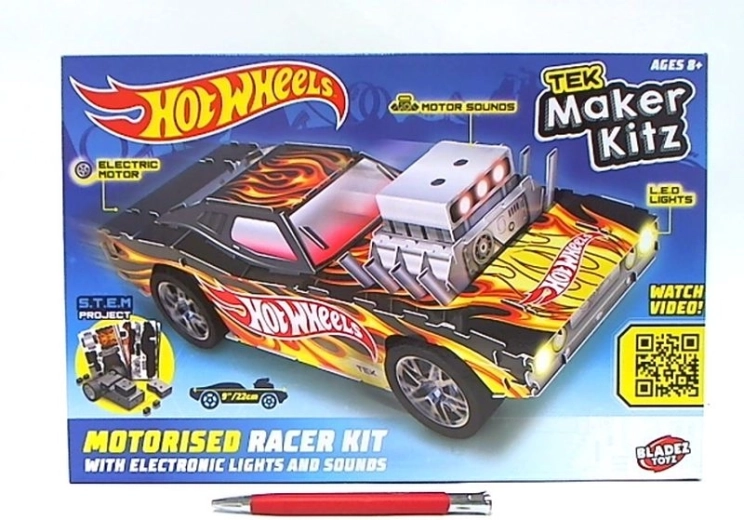Hot Wheels Bladez Rodger Dodger – set de construcție cu lumini și sunet