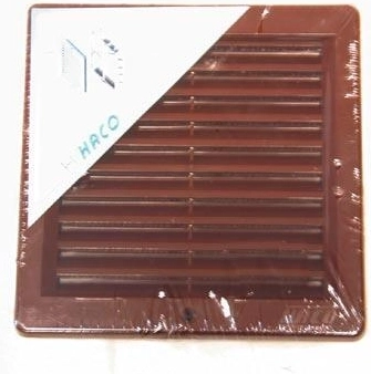 Grilaj de ventilație cu plasă 200 × 200 mm, alb