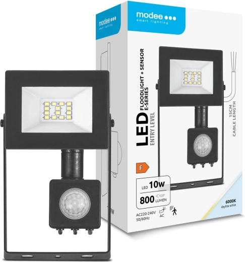 Modee reflector LED seria E cu senzor 10 W, 120°, 800 lm, alb rece