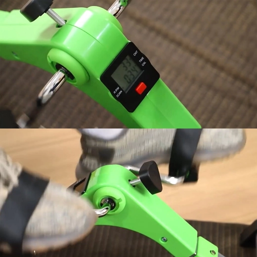 Pedalier compact sub masă – picioare și brațe
