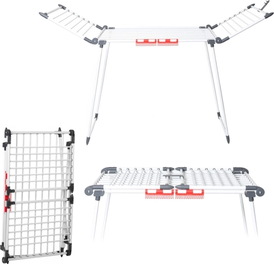 Uscător de rufe pliabil tip suport XL 19 m, capacitate de încărcare 15 kg - 1 bucată