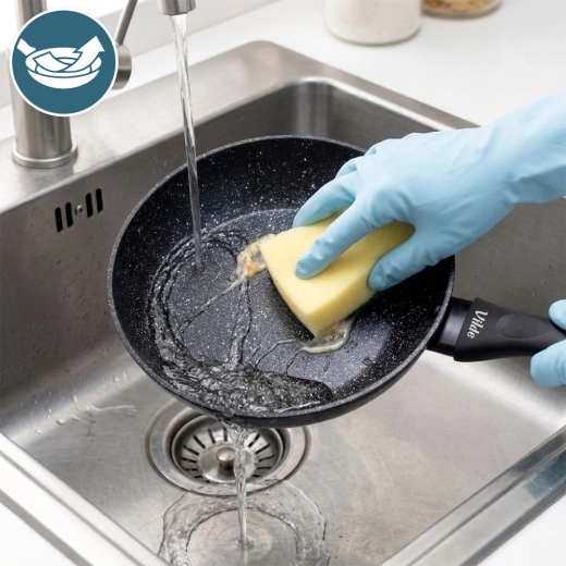 Mâner confortabil soft touch și întreținere ușoară