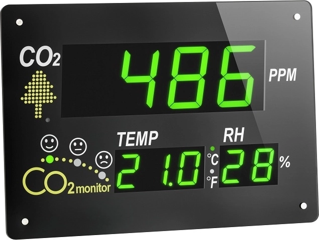 Indicator calității aerului TFA AirCO2ntrol cu măsurarea CO2, temperaturii și umidității
