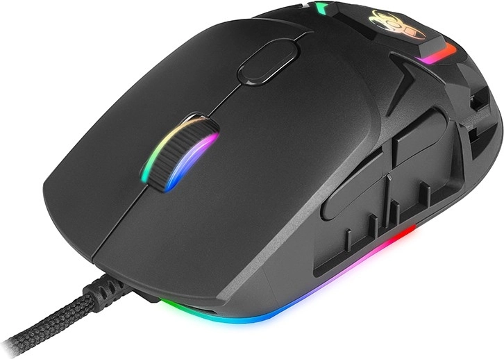 Iluminare RGB și butoane programabile