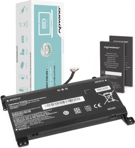 Baterie Movano FM08 pentru HP Omen 17-AN (12 pini) 5973 mAh 86 Wh