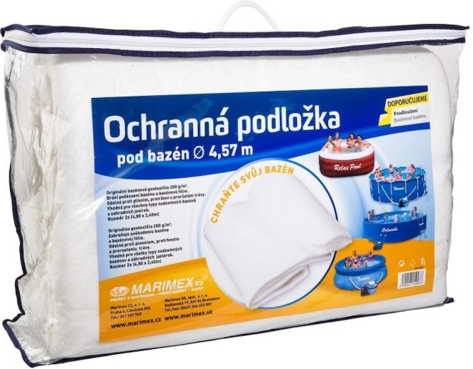 Saltea de protecție sub piscină din geotextil 4,57 m - 1 bucată