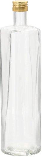 Sticlă de sticlă 750 ml cu capac auriu înșurubabil SOLA