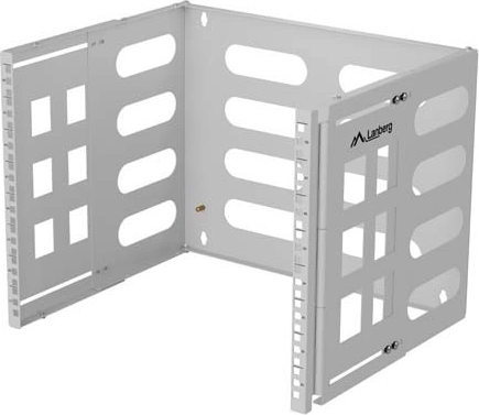 Suport de perete RACK 19" 8U, adâncime 400/240 mm, gri