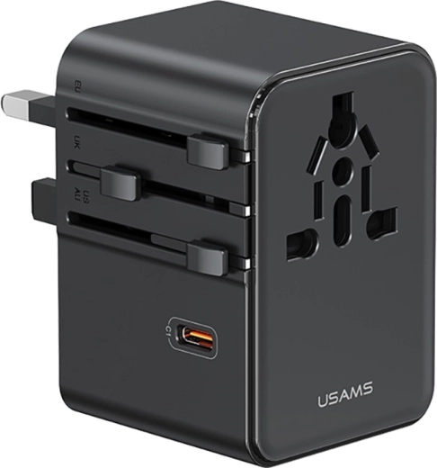 Adaptor de călătorie 4 în 1 pentru US/AU/EU/UK
