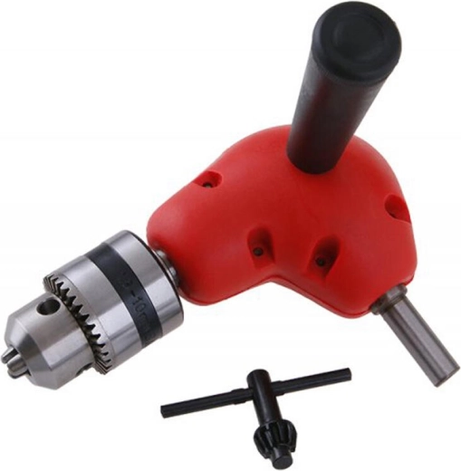 Adaptor pentru găurire la 90° cu clichet 3/8" și mâner