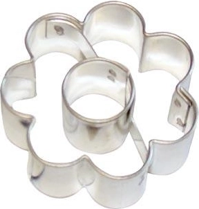 Formă decupat biscuiți floare cu orificiu