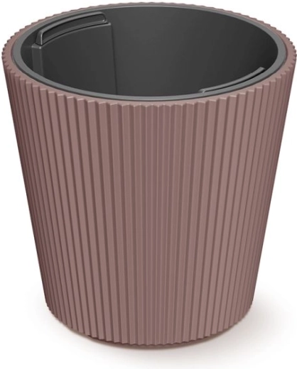 Ghiveci cu inserție Milly 23,8 cm marsala