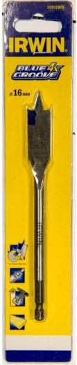 Burghiu plat pentru lemn 16 mm IRWIN Blue Groove