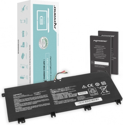 Baterie Movano pentru Asus ROG Strix GL703VD / GL503VM / GL503VD / FX503VM (B41N1711) 4240 mAh 64 Wh