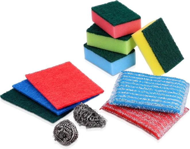 Set de bureți și accesorii de curățare pentru bucătărie Ulta Clean - 11 buc.