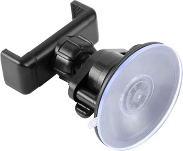 Suport Puluz pentru smartphone cu ventuză și articulație rotativă 360° negru
