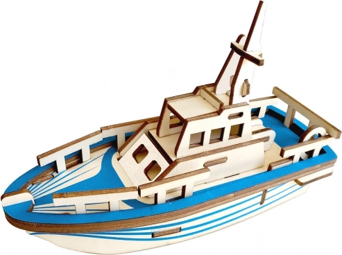 Puzzle 3D din lemn Navă