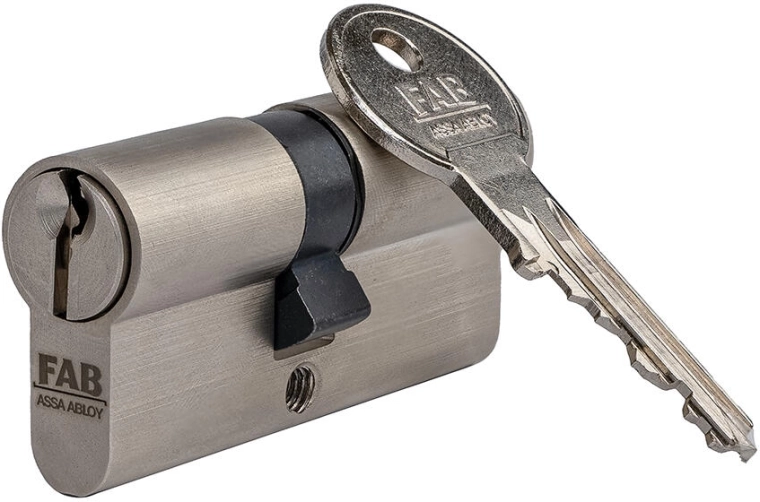 Butuc cilindric pentru construcții FAB 35/35 nichel – 3 chei