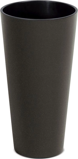 Ghiveci Tubus Slim Eco Wood 25 cm – cafea