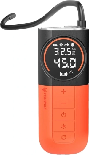 Compresor auto fără fir Etenwolf S1 cu baterie de 5200 mAh