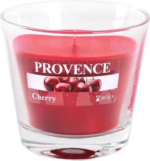 Lumânare parfumată din sticlă Provence cireș 35 ore