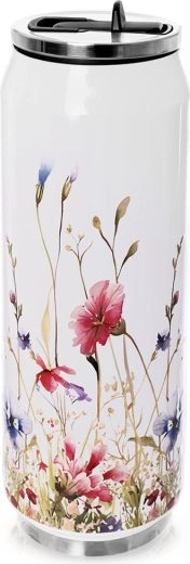 Termos în formă de doză cu flori 500 ml