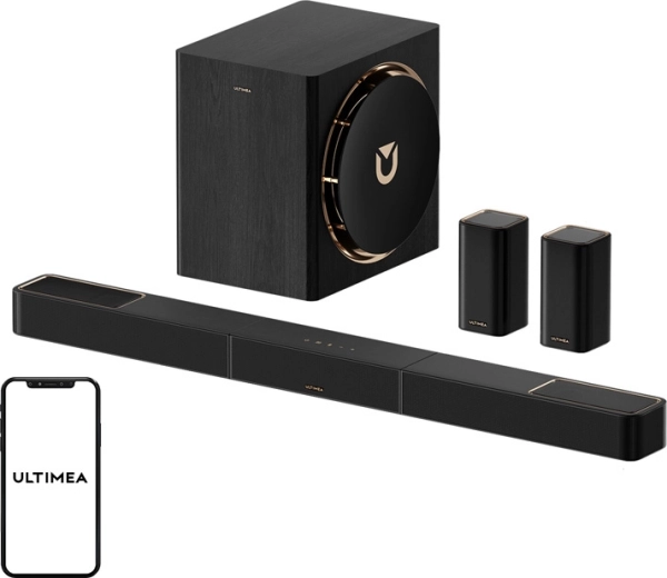 Soundbar Ultimea Skywave X60 cu Dolby Atmos 7.1.4 și subwoofer