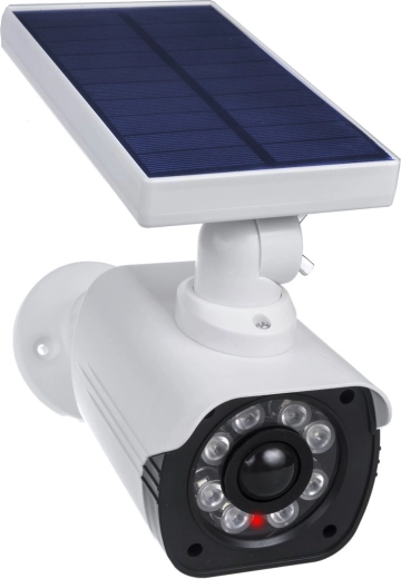 Machetă de cameră de supraveghere cu alimentare solară și iluminare LED