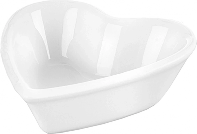 Design în formă de inimă pentru servire stilată