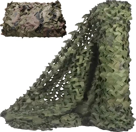 Plasă de camuflaj militară moro 2 × 2 m pentru balcon (umbrire) - 1 bucată
